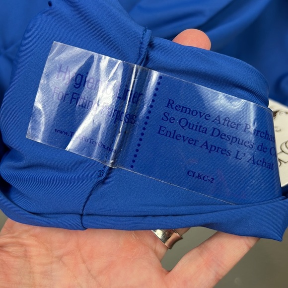 NWT Becca Swim Bottoms High Waist Side Tie Medium - Picture 6 of 9